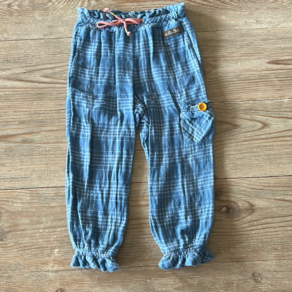 Matilda Jane Girls Plaid Flannel Baggy Pants